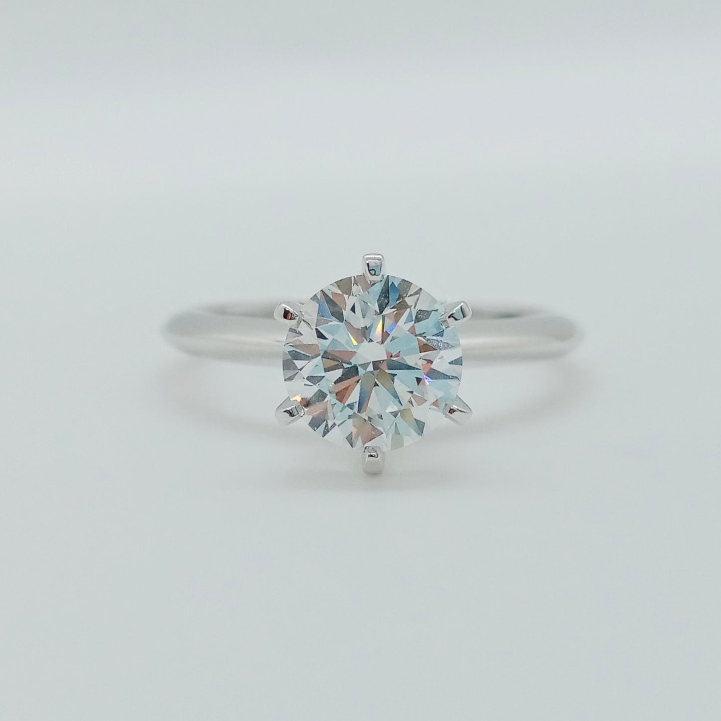 No Brand Solitaire Diamond Ring Size 56