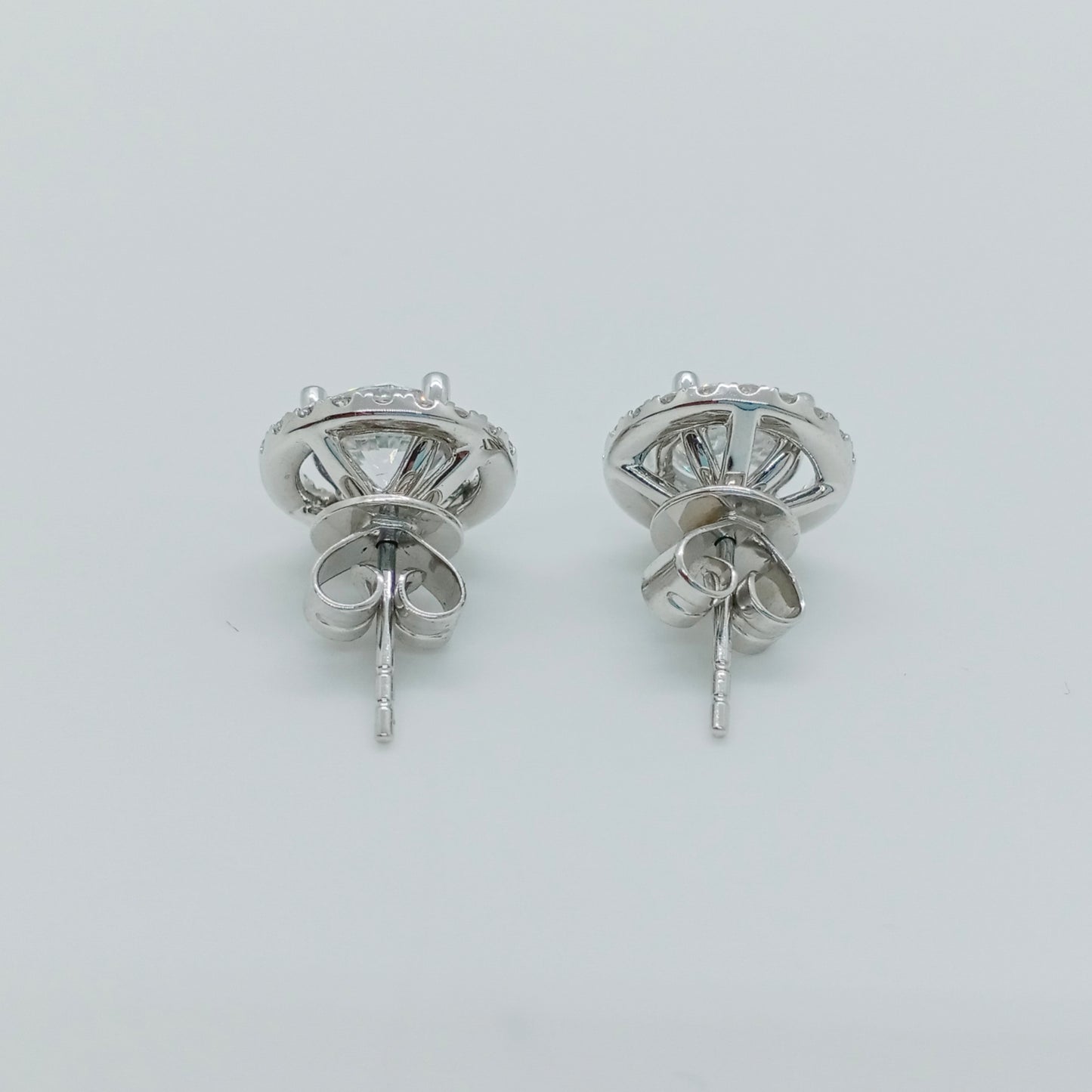 Stud Diamond Earring w/ Removable Halo