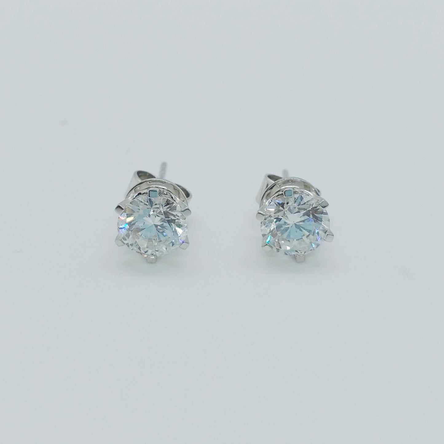 Stud Diamond Solitaire Earring 2.29ct