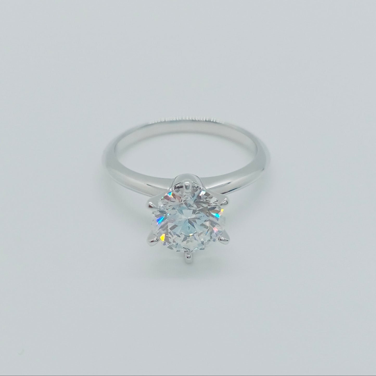 Solitaire Diamond Ring Size 56