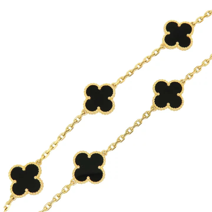 Van Cleef & Arpels Vintage Alhambra Necklace 10 Motifs