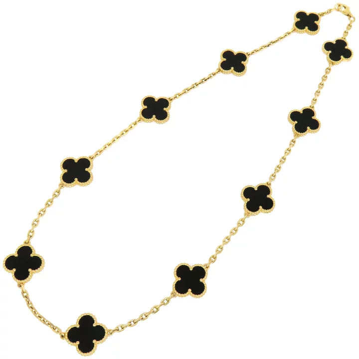 Van Cleef & Arpels Vintage Alhambra Necklace 10 Motifs