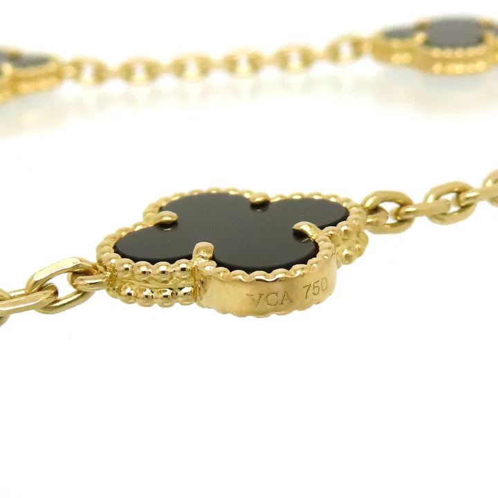 Van Cleef & Arpels Vintage Alhambra Necklace 10 Motifs