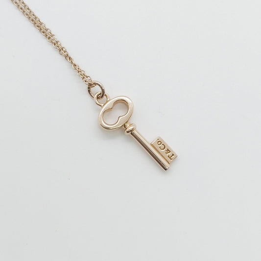 Tiffany & Co. Small Key Heart Necklace