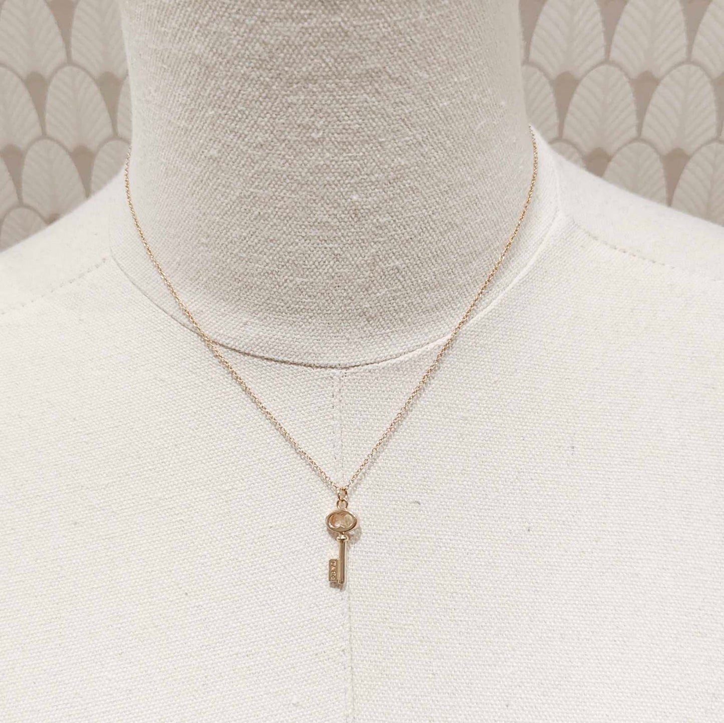 Tiffany & Co. Small Key Heart Necklace