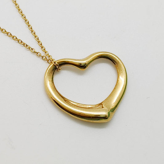 Tiffany & Co. Open Heart Necklace