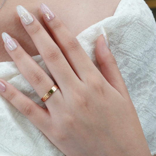 Cartier Mini Love Ring Size 50 K18 Pink Gold