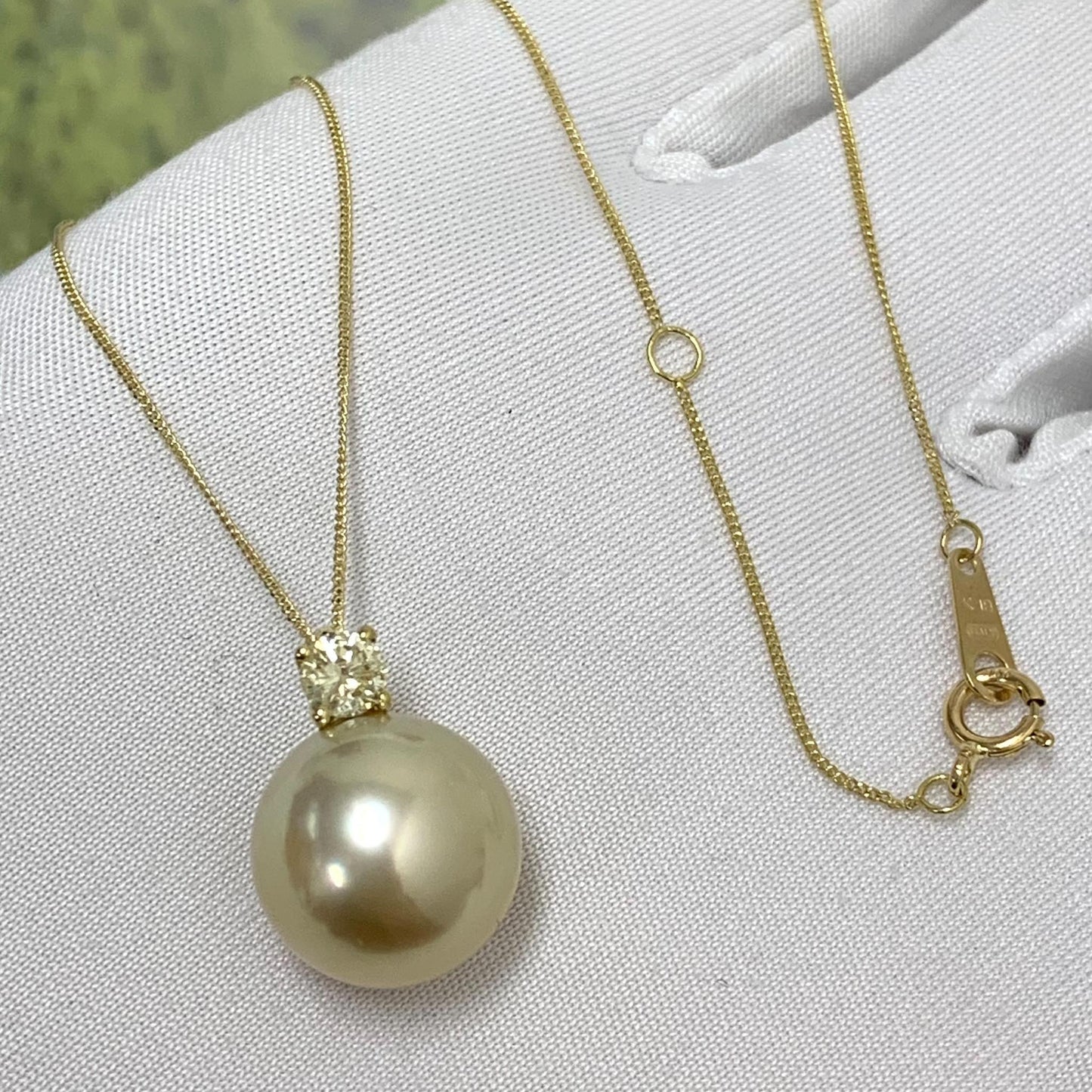 South Sea Pearl Diamond Necklace