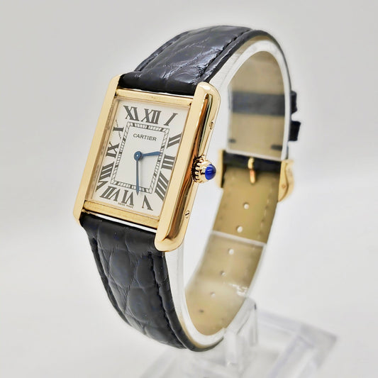 Cartier Tank Solo SM K18 Yellow Gold