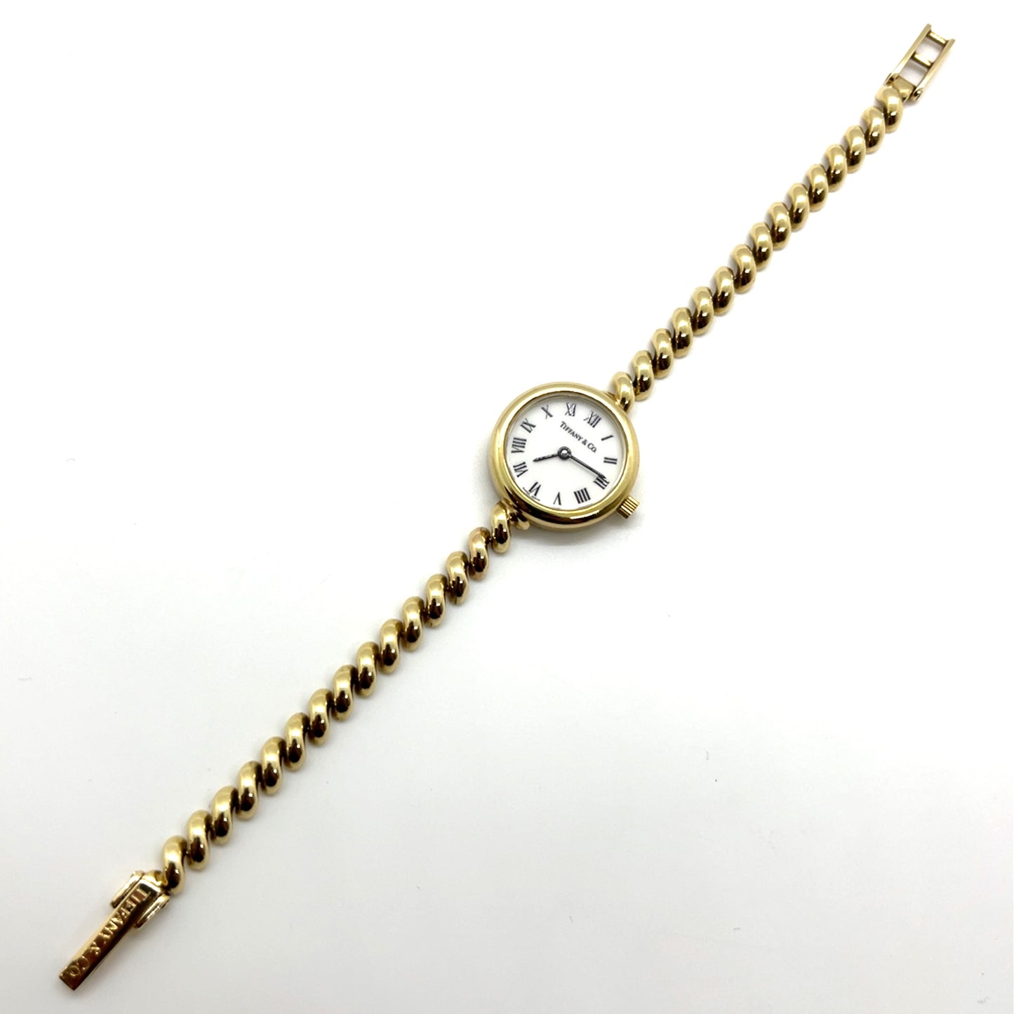 Tiffany & Co. Tifany Vintage Watch K14 Yellow Gold