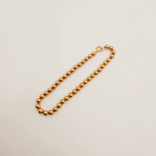 18K Bead Bracelet