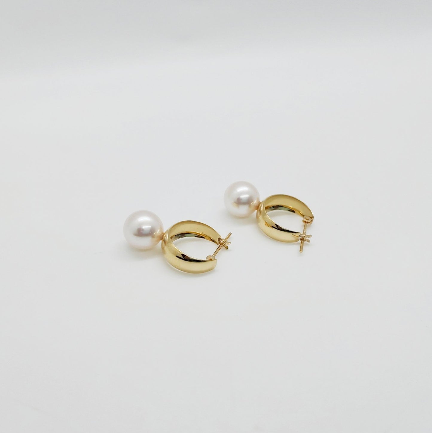 Akoya Pearl Hoop Earring