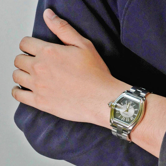 Cartier Roadster LM Black Dial