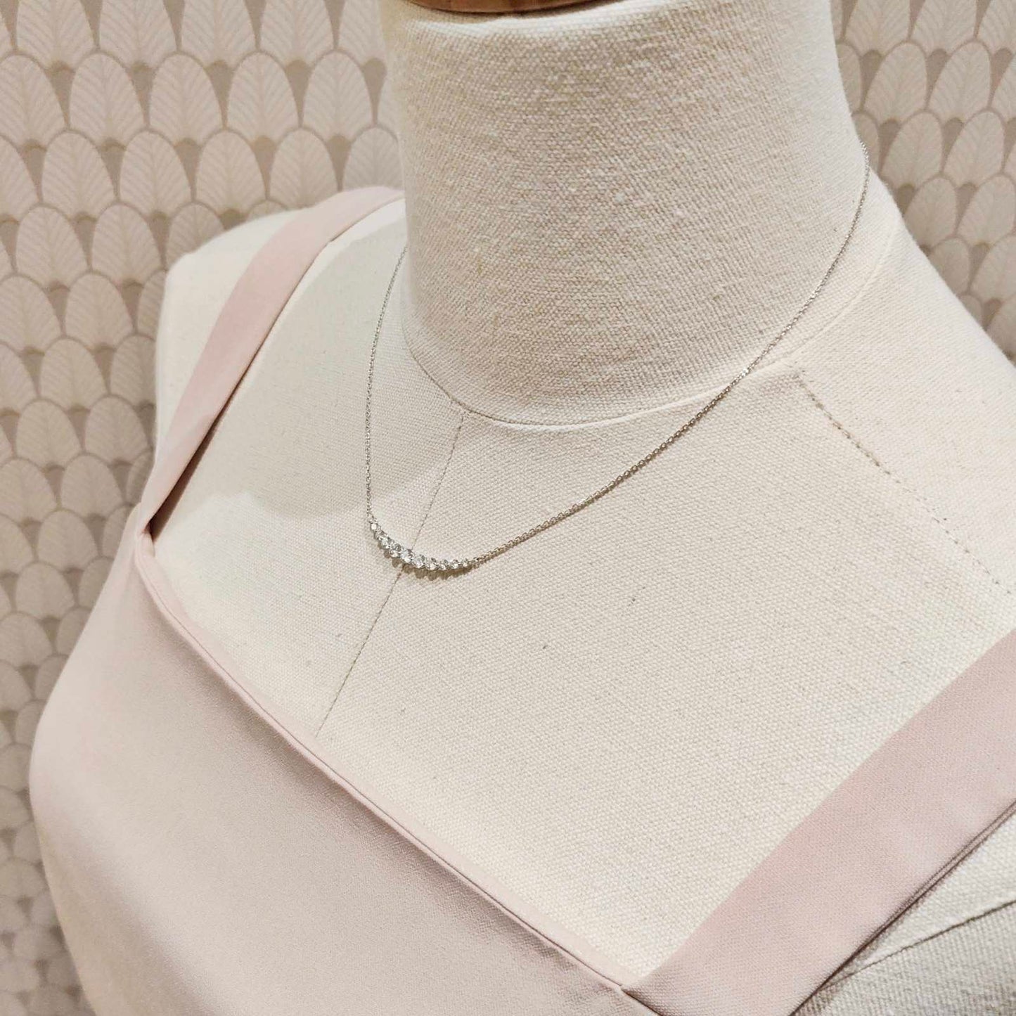 LAB Smile Diamond Necklace
