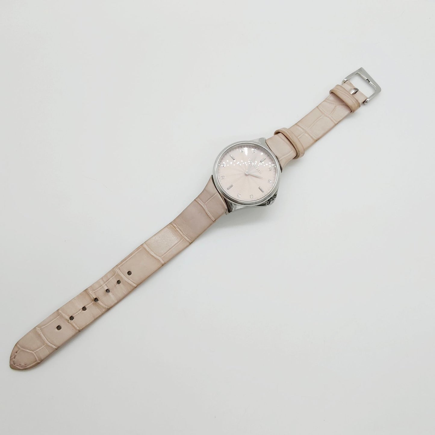 Tiffany Metro 2 8P Diamonds Pink Dial