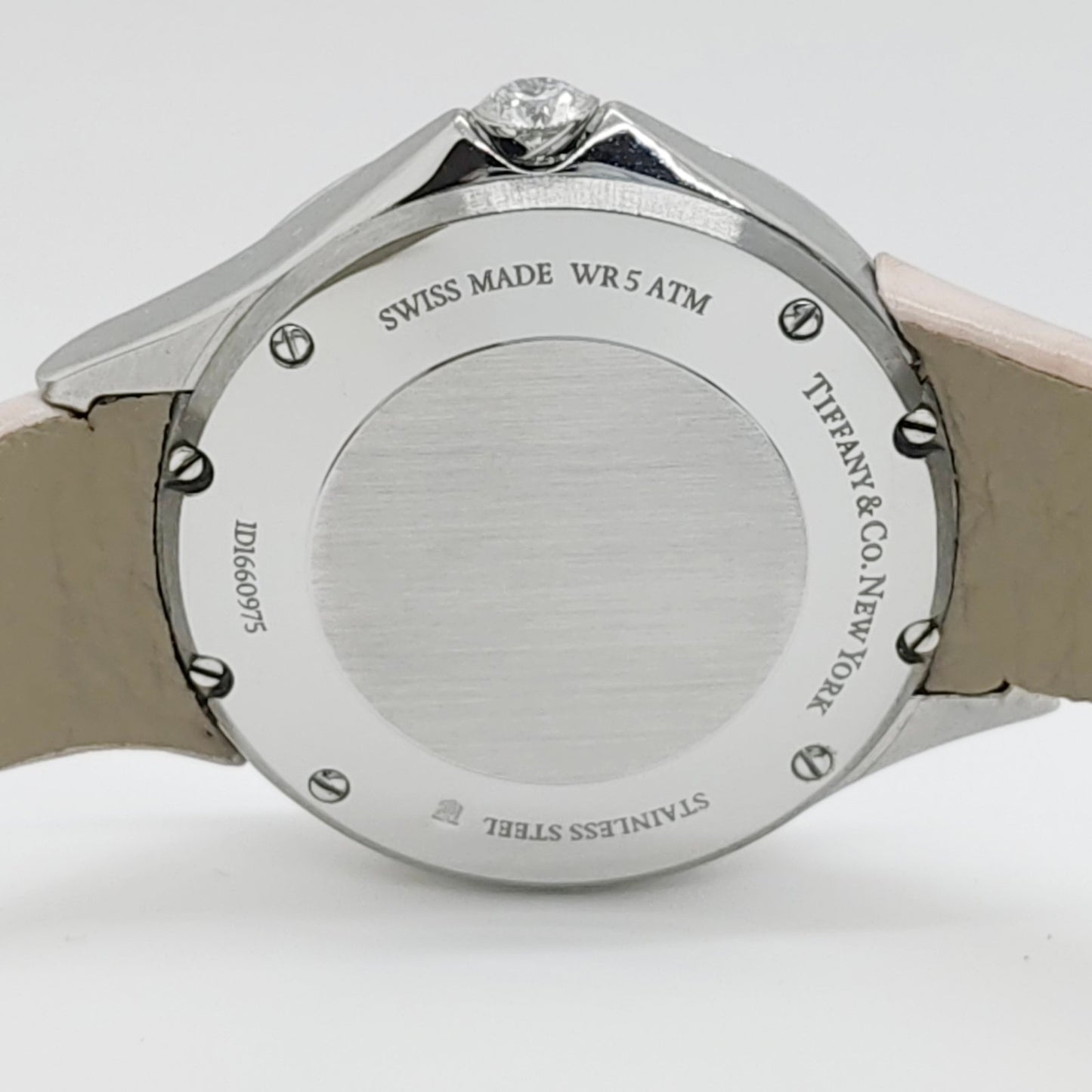 Tiffany Metro 2 8P Diamonds Pink Dial