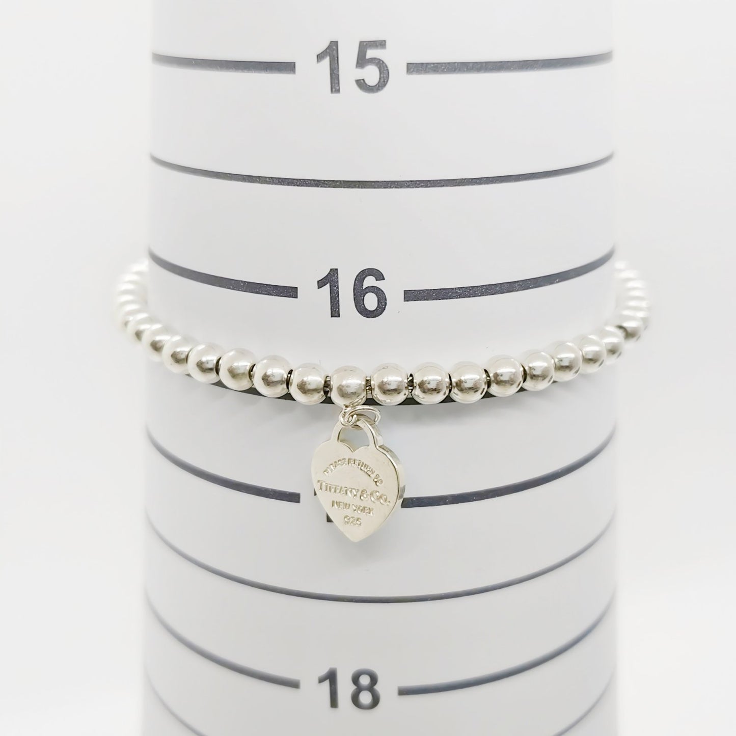 Tiffany Return Blue Silver Bracelet 16.5cm