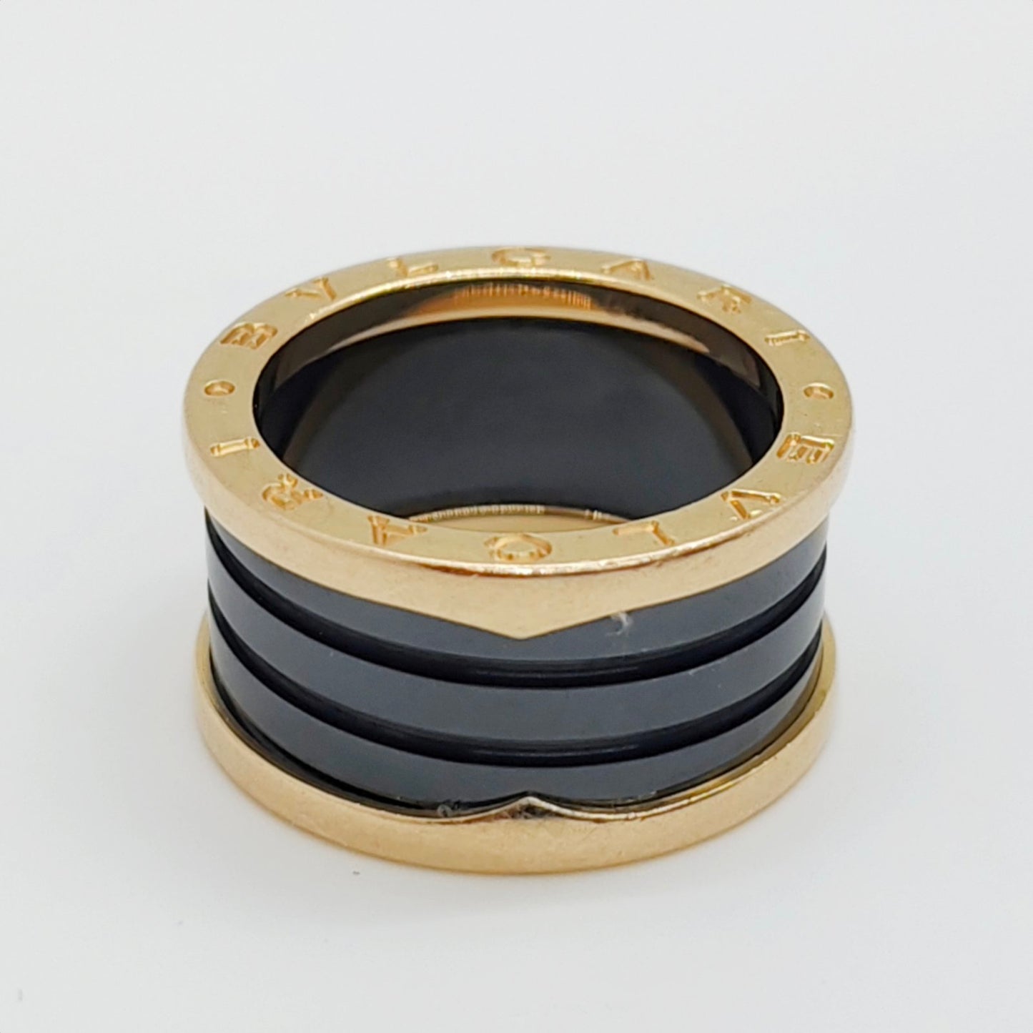 Bulgari B.zero1 Ring Ceramic Size 56