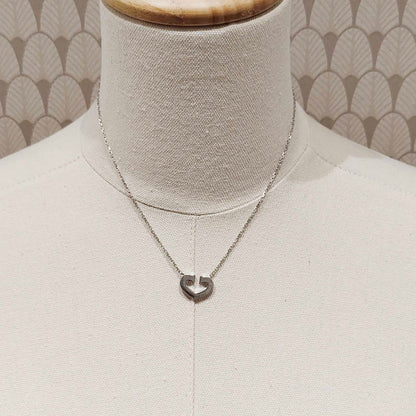 2C Heart Necklace Large