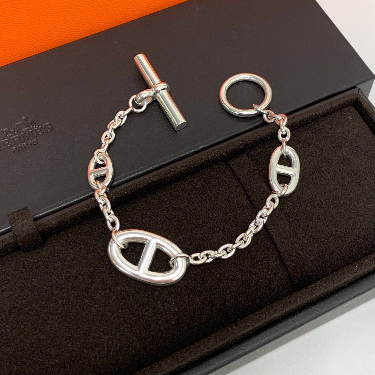 Hermes Farandole Chain Bracelet S925