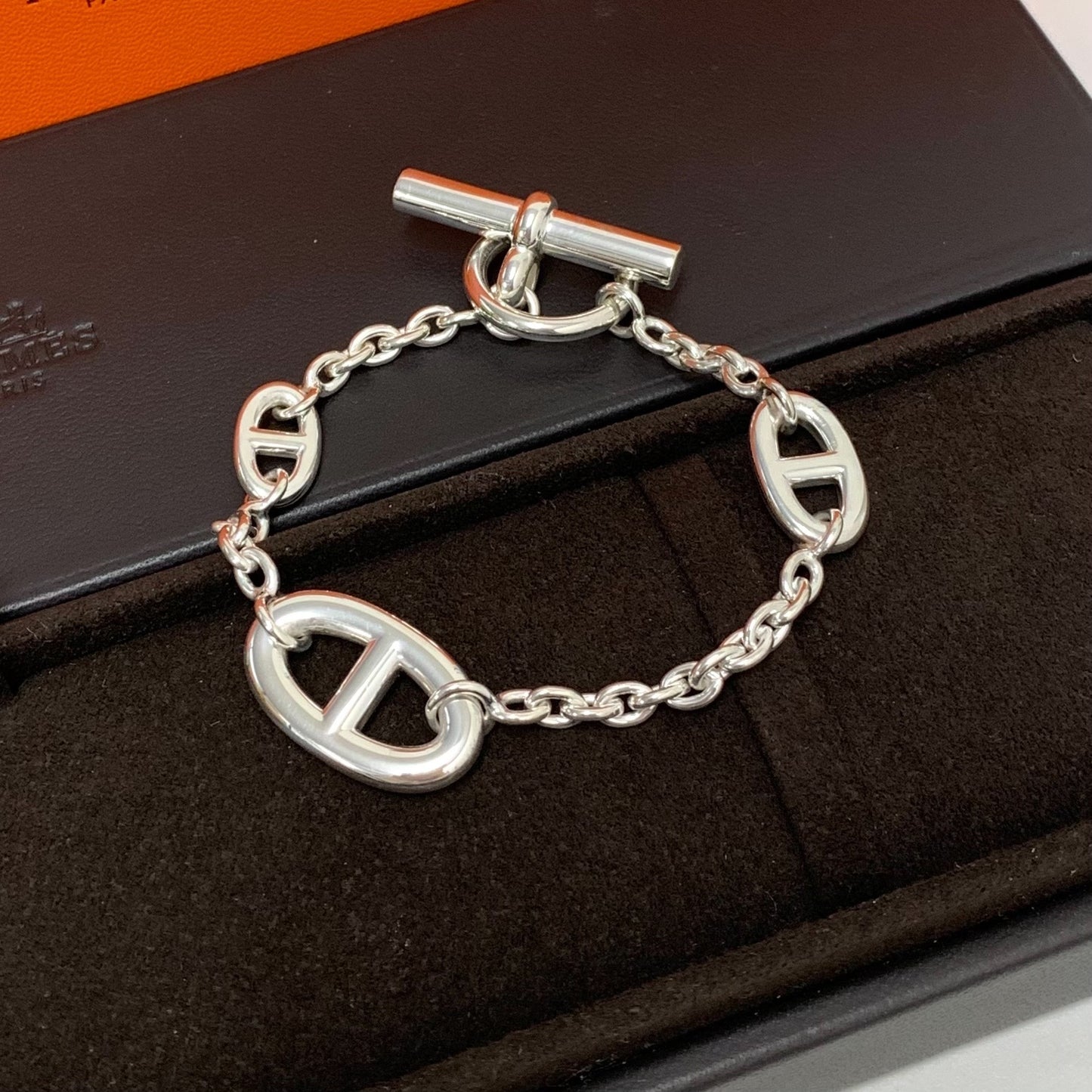 Hermes Farandole Chain Bracelet S925