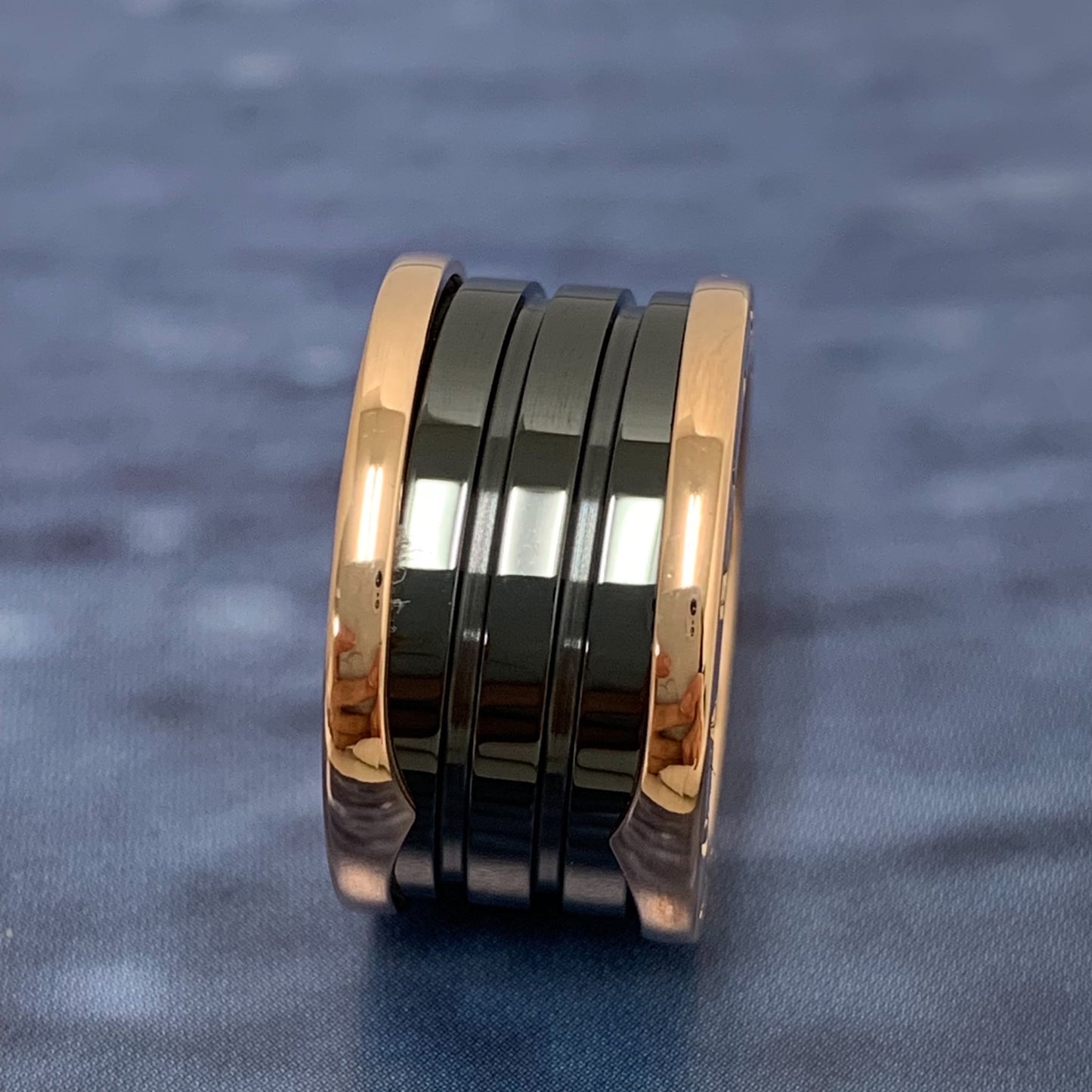 Bvlgari Bzero One 4Bands Ceramic Ring