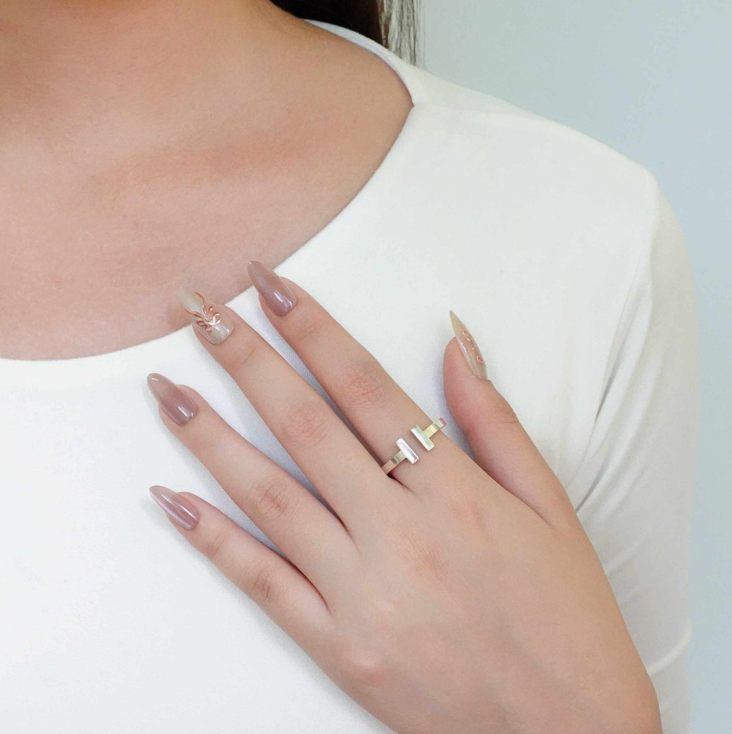 Tiffany & Co. T Square Ring Size 58