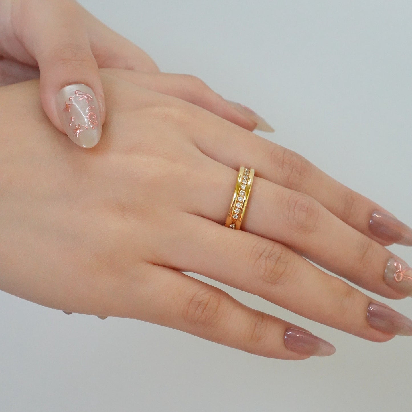 Bvlgari B.Zero1 Ring Full Pave Diamond Size 50