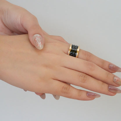 Bvlgari B.zero1 Ring Ceramic Size 56