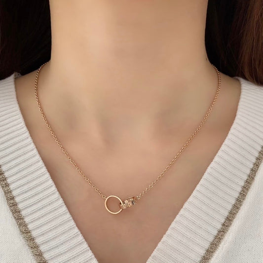Cartier Interlocking Love Necklace
