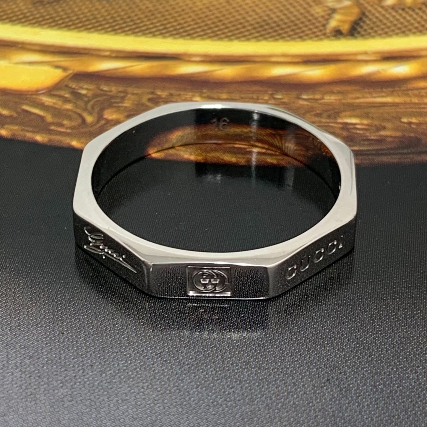 Gucci Icon Octagon Ring