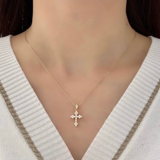 Diamond Cross Necklace