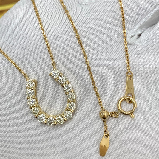 Horseshoe Diamond Necklace