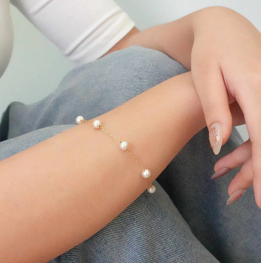 Mikimoto Pearl Bracelet  5.5mm-6.0mm 8P AKOYA