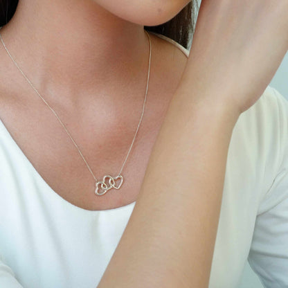 Tiffany & Co. Triple Heart Necklace