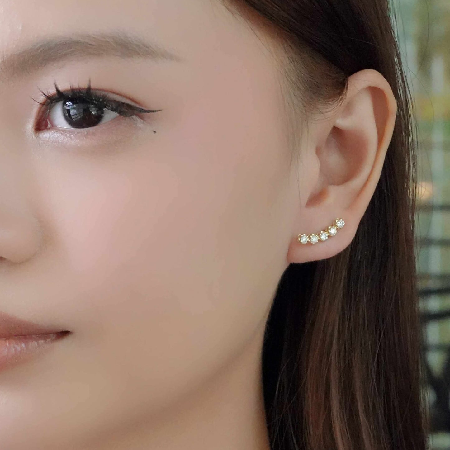 LAB Crawler Crown Setting Earring