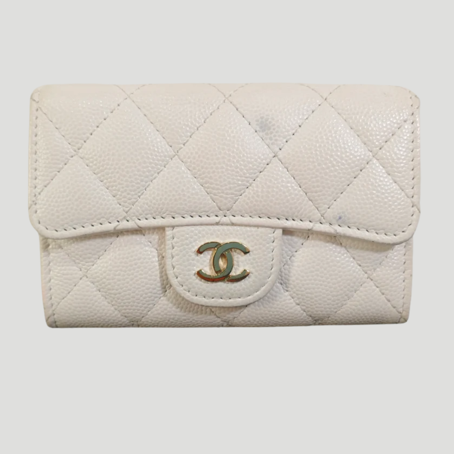 Chanel Caviar Quilted Flap Cardholder