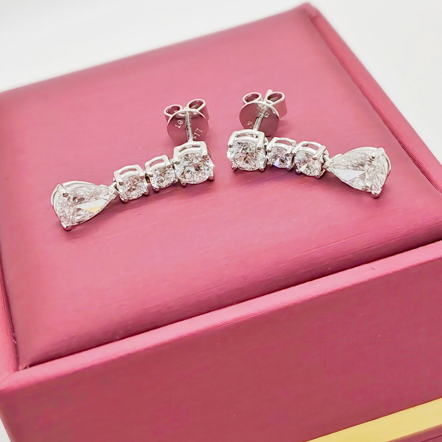 LAB Multi Stone Dangle Earring