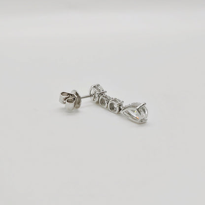 LAB Multi Stone Dangle Earring