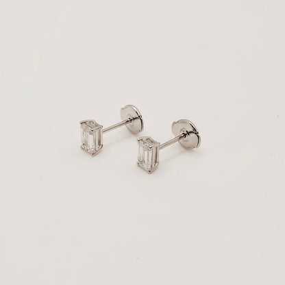 Emerald Earring [0.50ct + 0.50ct]