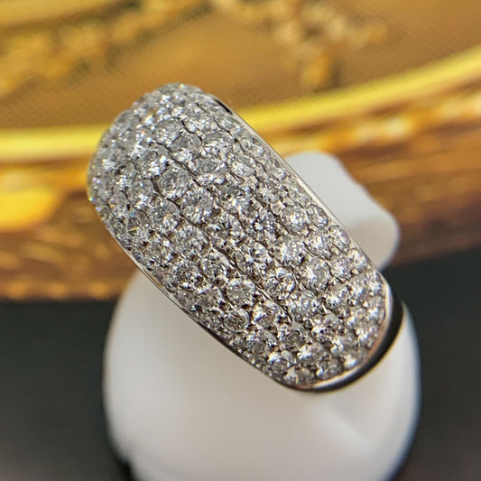 Diamond Pave Ring Size 49