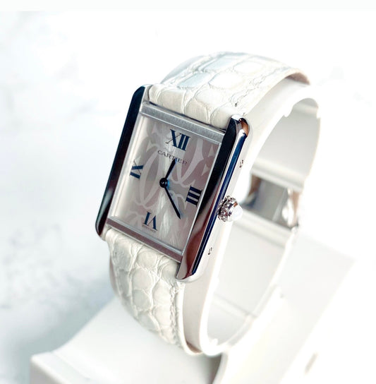 Cartier Tank Solo White SM Christmas Edition