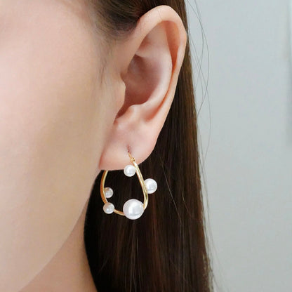 Akoya Hoop Earring