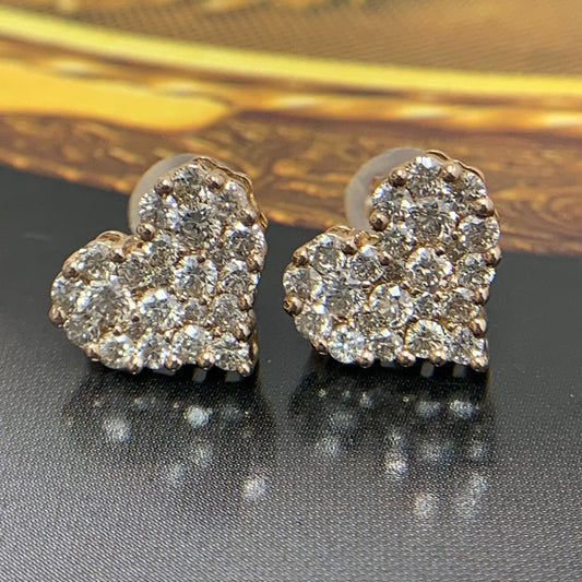 Heart Diamond Earring