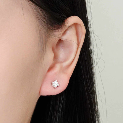 Cartier C Deux Diamond 0.25 Carat each Earrings with GIA