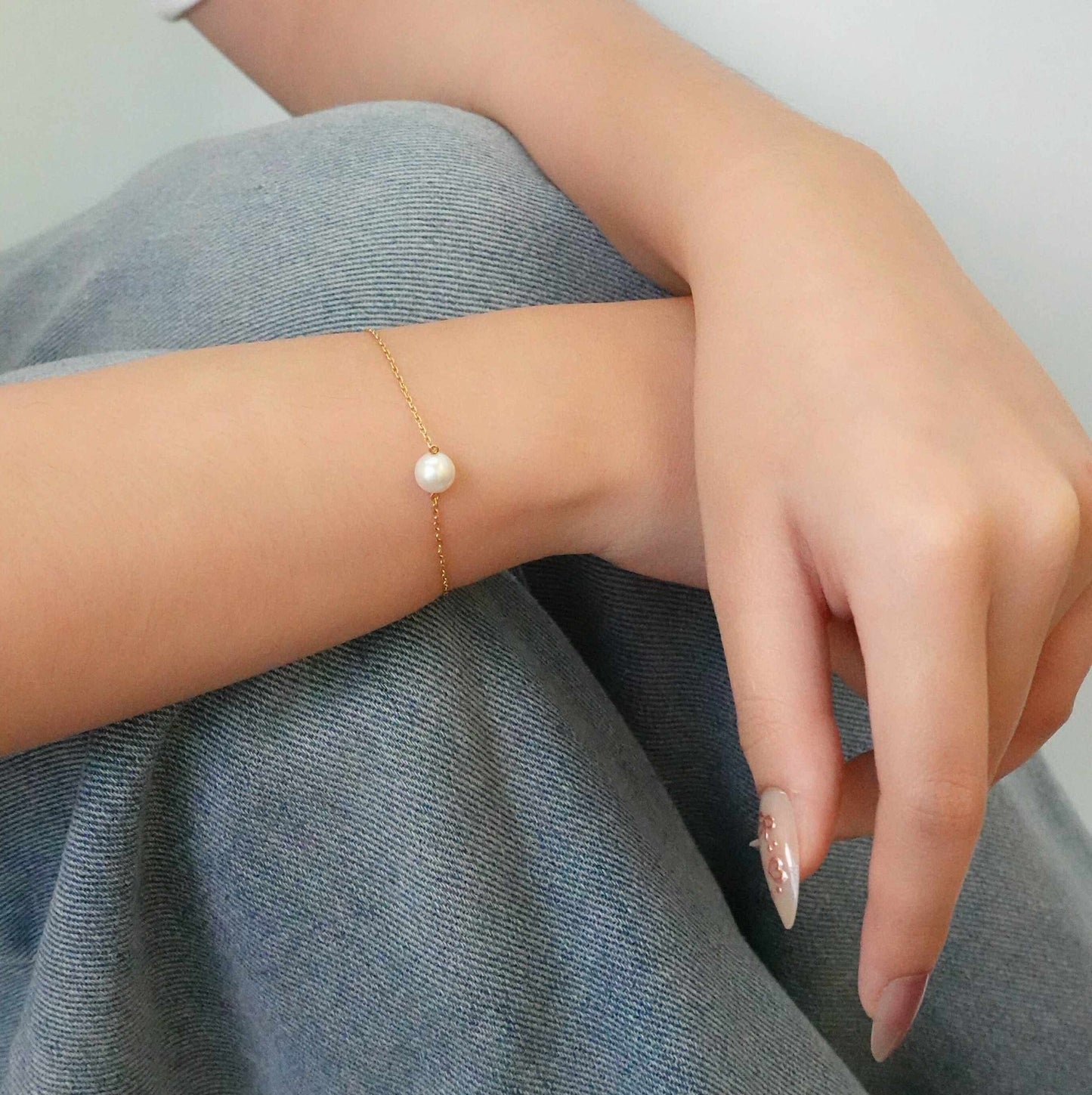 Mikimoto 1P Pearl Bracelet 6.5mm