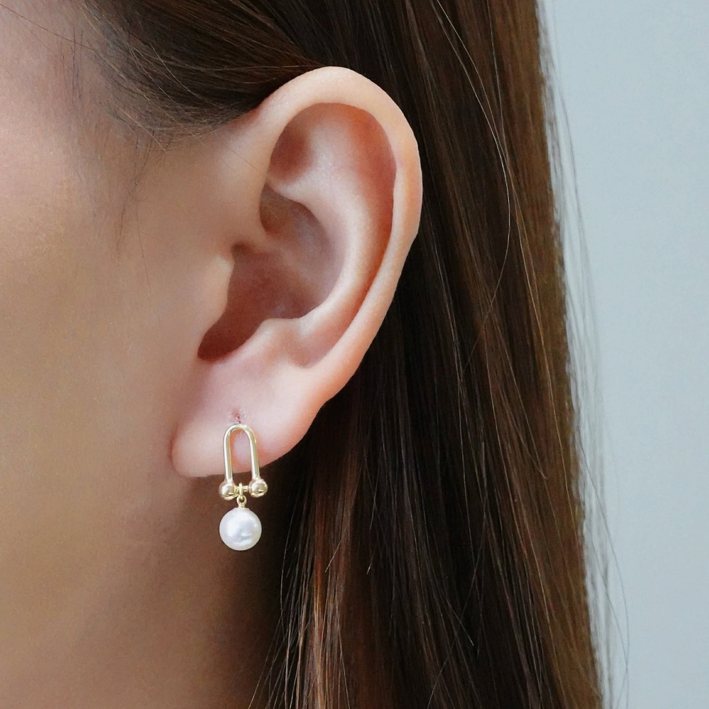 Hardware Link Akoya Pearl Earring