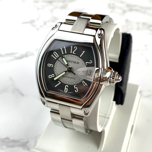 Cartier Roadster LM Black&Silver