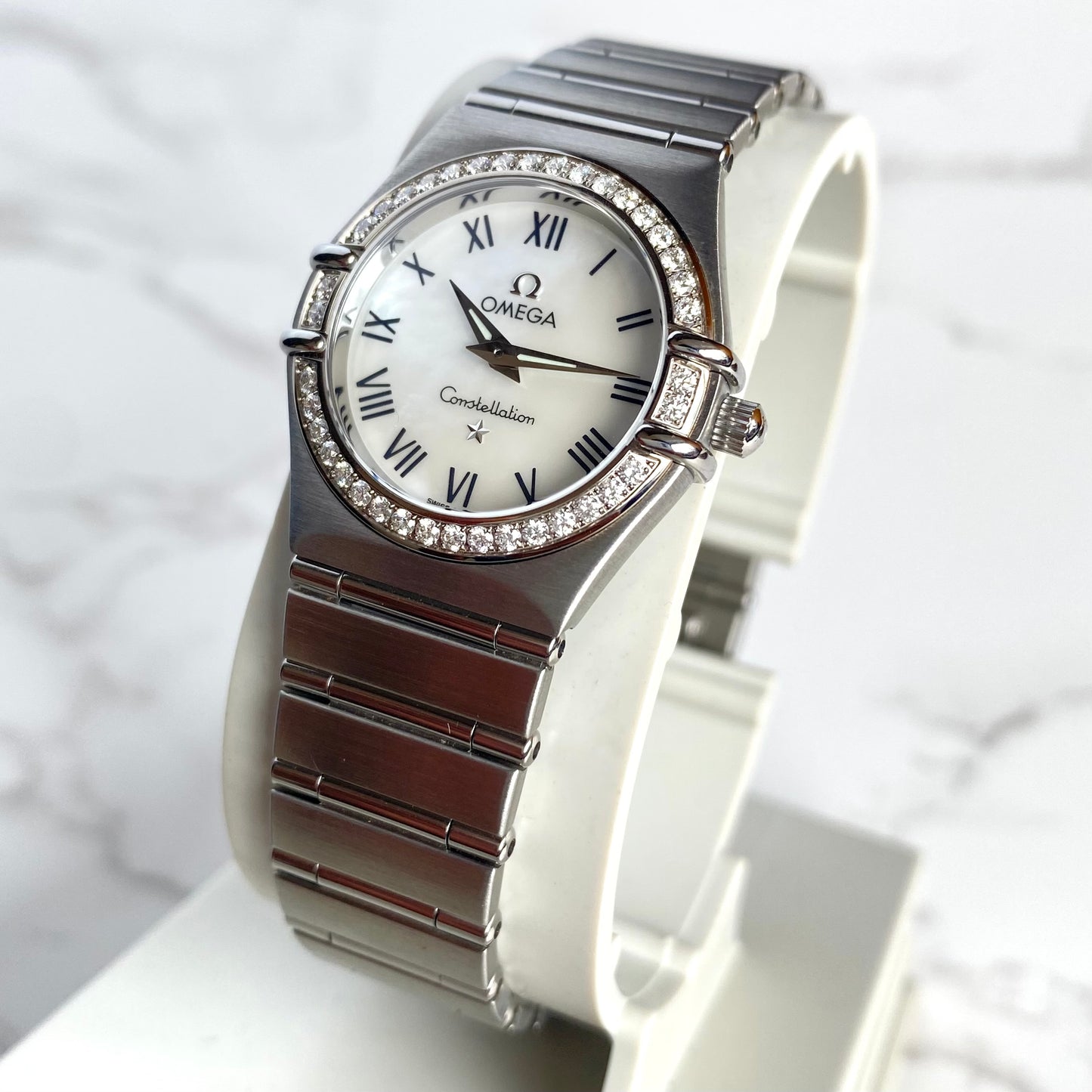 Omega Constellation Diamond Bezel