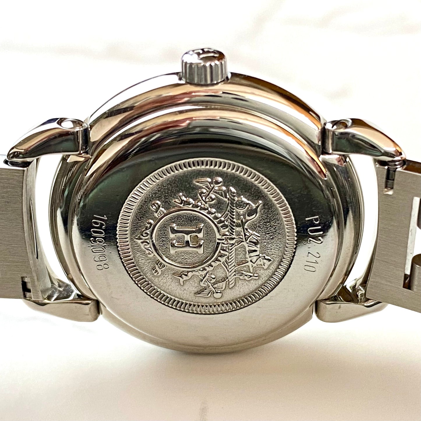 Hermes Pullman Black Dial Watch